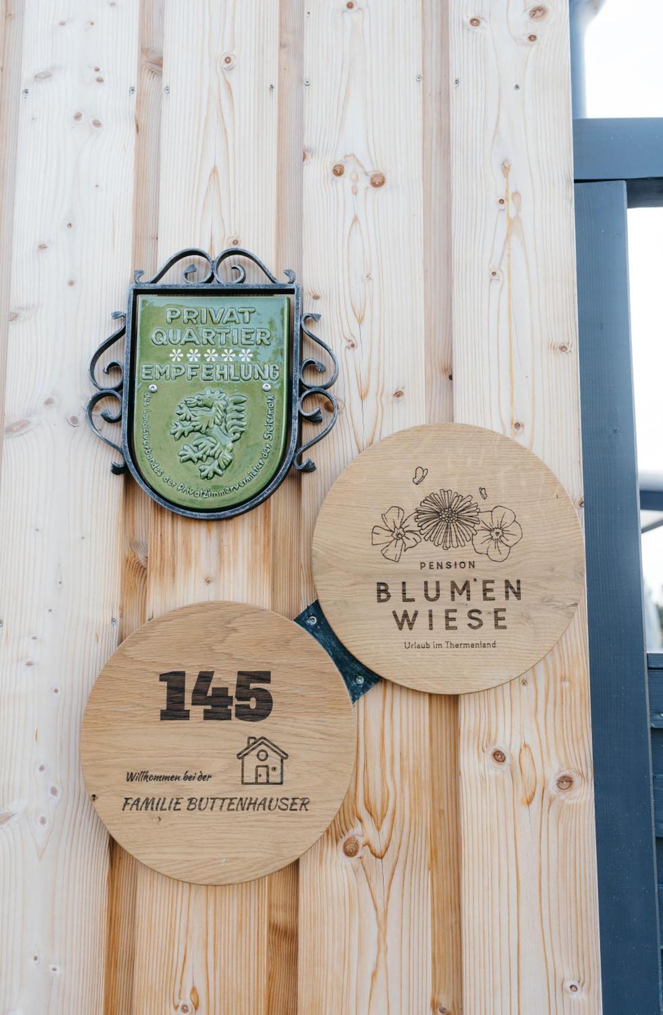 Burgau Pension Blumenwiese - Mitten Im Thermenland מראה חיצוני תמונה